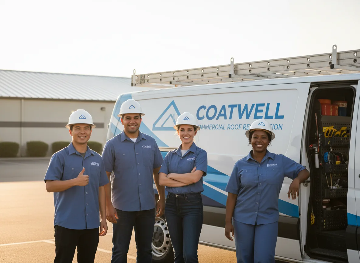 Commercial roof coating company in Dale, TX